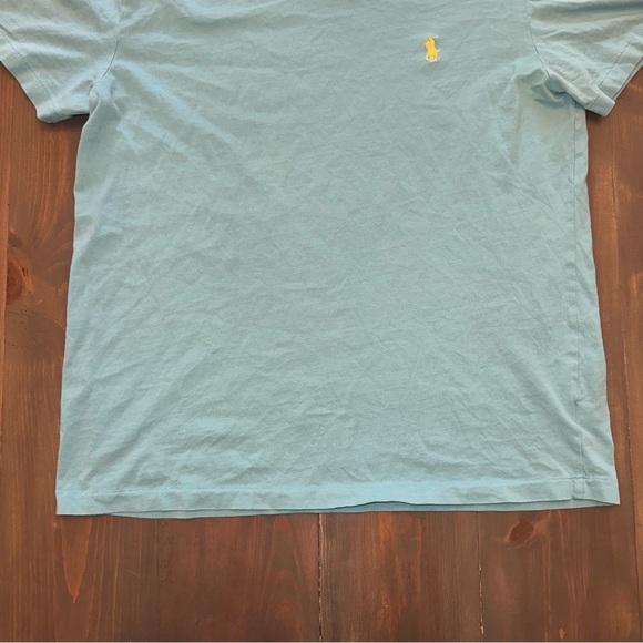 POLO men’s turquoise t-shirt - Picture 3 of 6